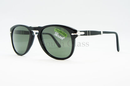 Persol 偏光 サングラス 714 95/58 Folding アジアンフィット ティアドロップ 折りたたみ Steve McQueen ペルソール 正規品