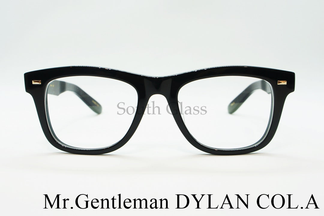【渡部篤郎着用モデル】 Mr.Gentleman メガネ DYLAN COL.A ウェリントン セルフレーム ミスタージェントルマン 正規品