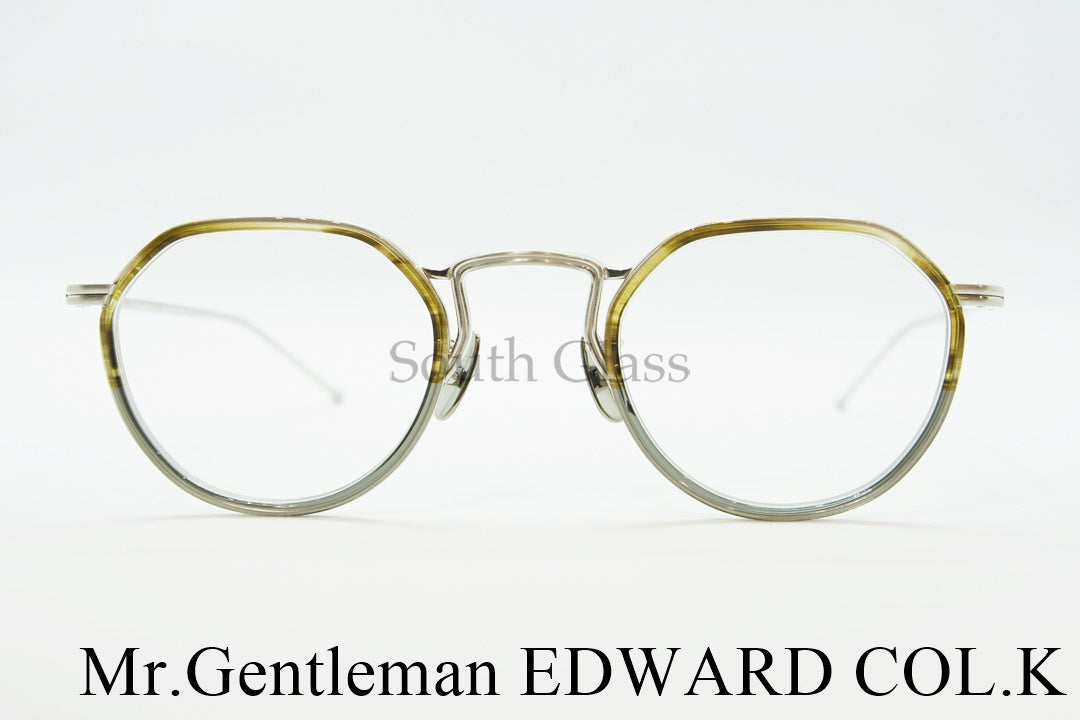 Mr.Gentleman メガネ EDWARD COL.K クラウンパント セル巻き ミスタージェントルマン 正規品