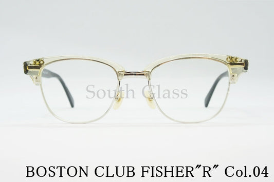 BOSTON CLUB 単式 跳ね上げメガネ FISHER"R" col.04 サーモント メタル ブローフィッシャー メガネ ボストンクラブ 正規品