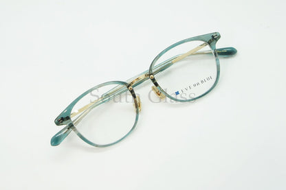 EVE un BLUE メガネ GARDEN LOBELIA Col.Puddle Blue Sasa ウェリントン イヴアンブルー 正規品