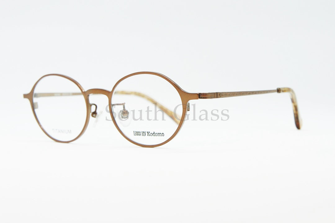 Less By Kodomo キッズ メガネ Gelato Col.9610 43サイズ オーバル ジュニア 子供 子ども レスバイコドモ 正規品