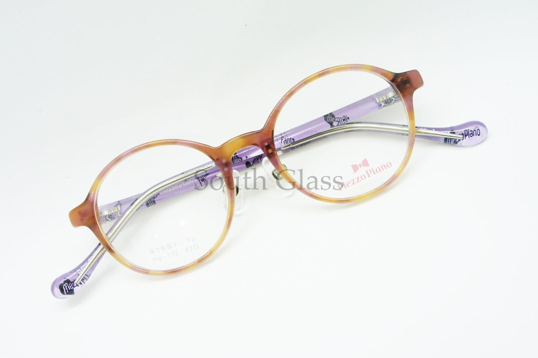 Mezzo Piano キッズ メガネ mp-132 Col.03 43サイズ ボストン ジュニア 子ども 子供 メゾピアノ 正規品