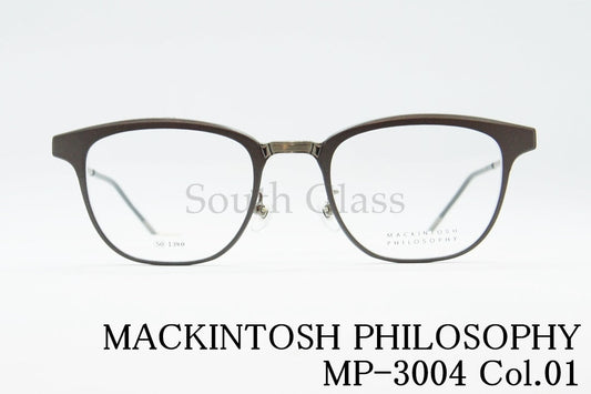MACKINTOSH PHILOSOPHY 単式 跳ね上げ メガネ MP-3004 Col.01 ウエリントン マッキントッシュフィロソフィー 正規品