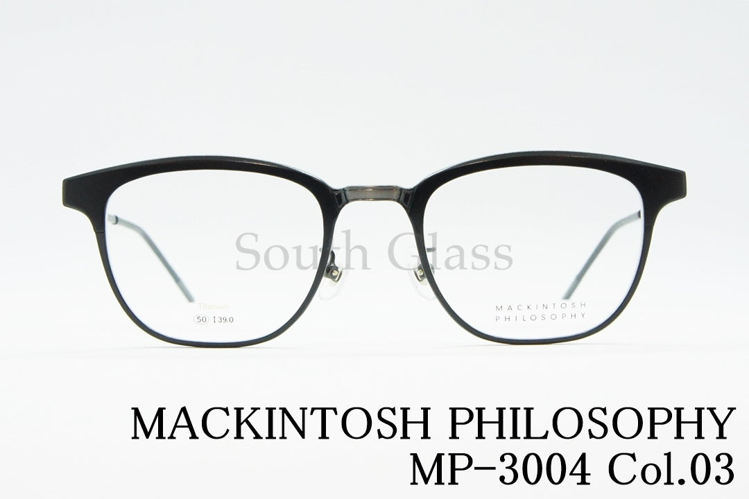 MACKINTOSH PHILOSOPHY 単式 跳ね上げ メガネ MP-3004 Col.03 ウエリントン マッキントッシュフィロソフィー 正規品
