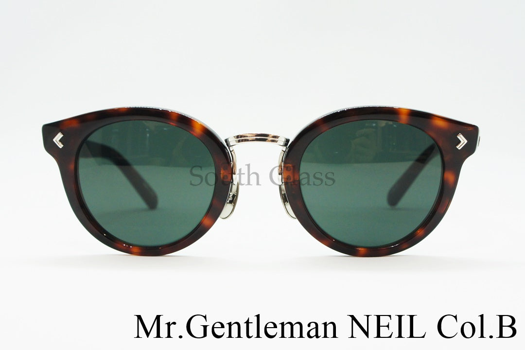 Mr.Gentleman サングラス NEIL-SG COL.B ボストン フレーム ニール・ヤング カート・コバーン ミスタージェントルマン 正規品