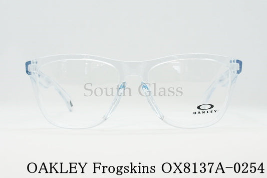 OAKLEY クリア メガネ Frogskins RX OX8137A-0254 ウェリントン アジアンフィット フロッグスキン オークリー 正規品