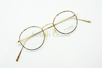 【桜井ユキさん着用モデル】BJ CLASSIC メガネ PREM-118S NT C-1-2 ボストン クラシカル ヴィンテージ 丸メガネ ドラマ イチケイのカラス BJクラシック 正規品