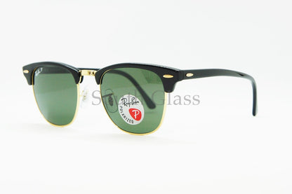 Ray-Ban 偏光 サングラス RB3016 901/58 51サイズ CLUBMASTER クラシック サーモント ブロー レイバン 正規品