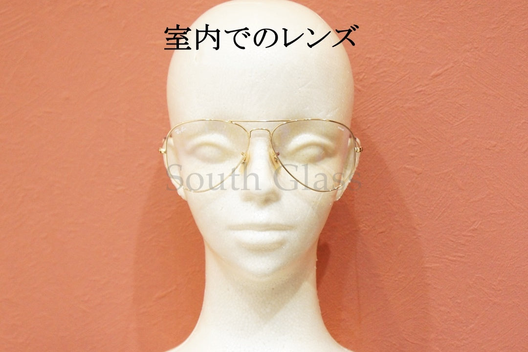 【木村拓哉さん着用】Ray-Ban RB3025 001/5F 58サイズ AVIATOR アビエーター ティアドロップ 調光レンズ クリアレンズ EVOL レイバン