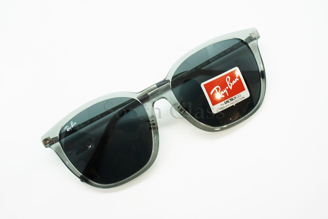 Ray-Ban クリアサングラス RB4333D 6611/87 55サイズ ウェイファーラー スクエア クリアフレーム レイバン 正規品