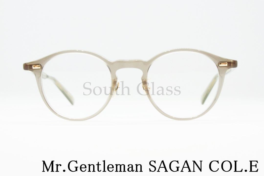 Mr.Gentleman クリア メガネ SAGAN COL.E ボストン ミスタージェントルマン 正規品