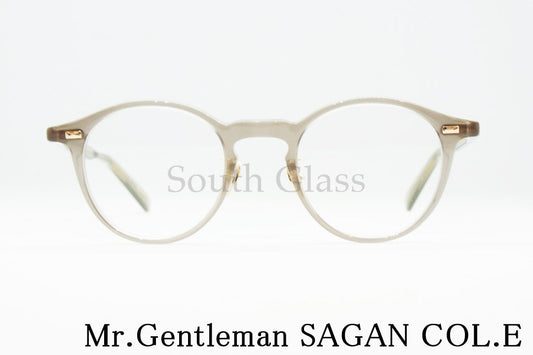 Mr.Gentleman クリア メガネ SAGAN COL.E ボストン ミスタージェントルマン 正規品