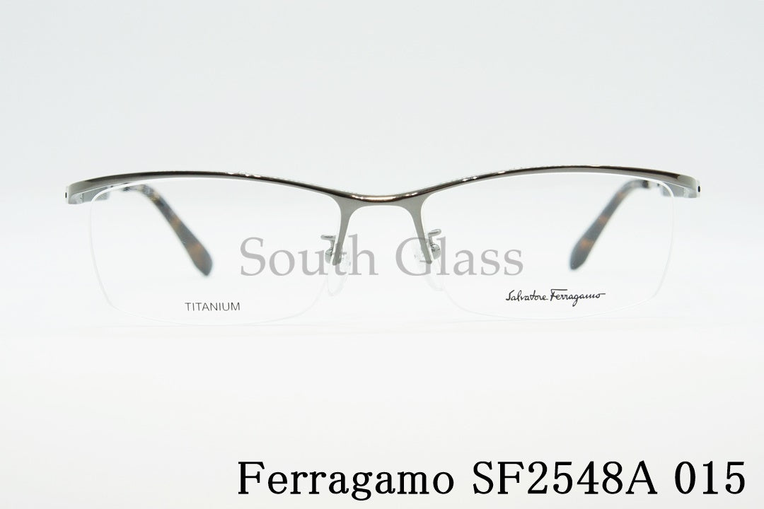 Salvatore Ferragamo メガネ SF2548A 015 サーモント スクエア ナイロール ブロー オシャレ ブランド フェラガモ 正規品