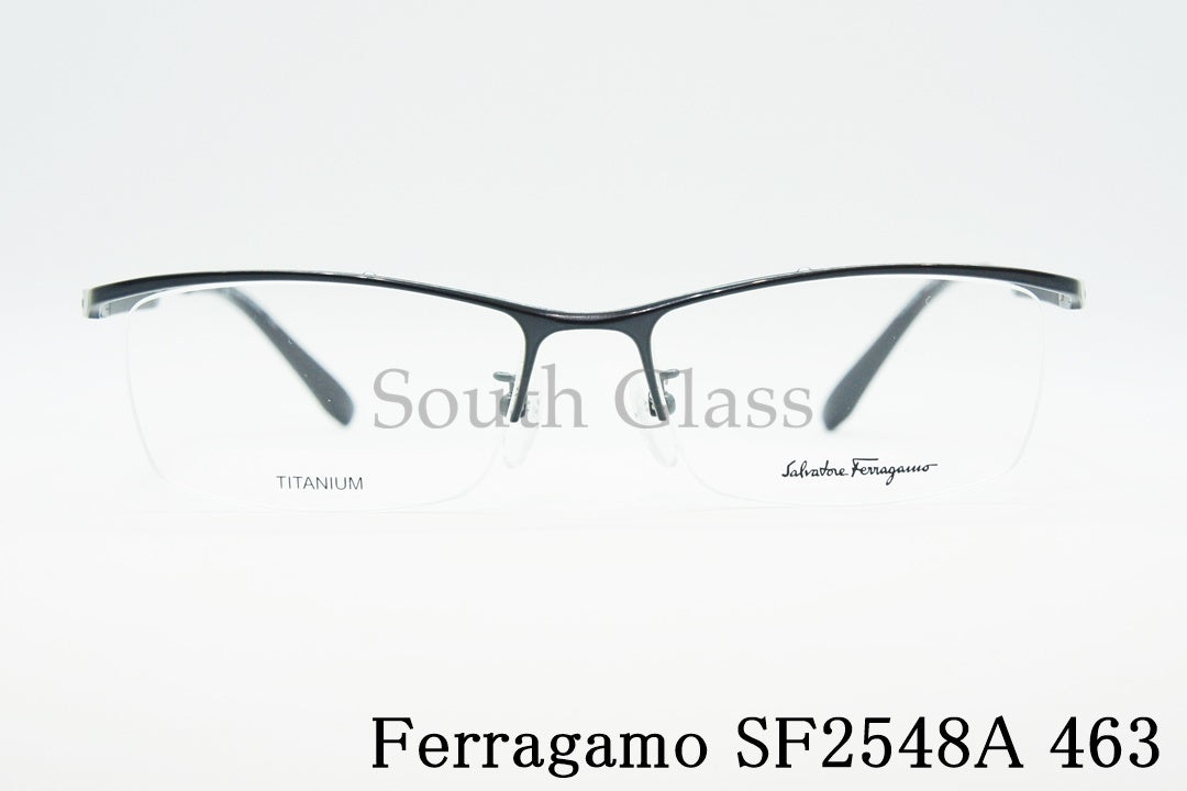 Salvatore Ferragamo メガネ SF2548A 463 サーモント スクエア ナイロール ブロー オシャレ ブランド フェラガモ 正規品