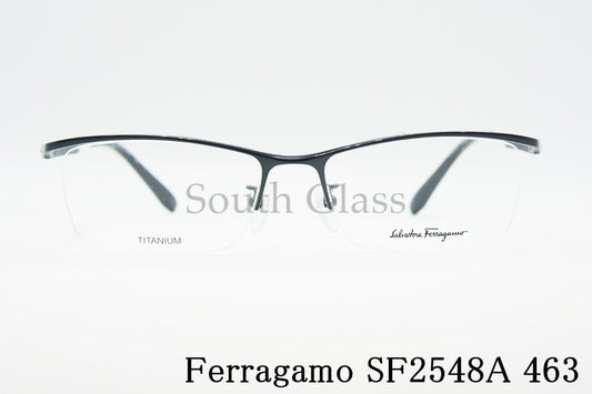 Salvatore Ferragamo メガネ SF2548A 463 サーモント スクエア ナイロール ブロー オシャレ ブランド フェラガモ 正規品