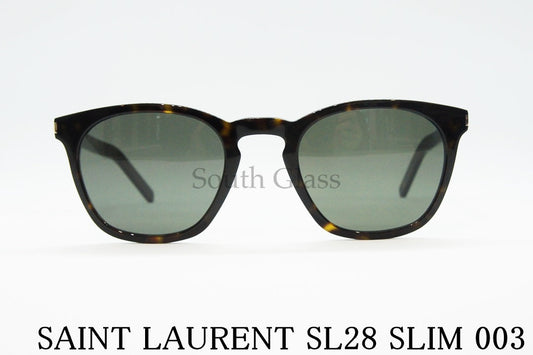 【今市隆二さん着用】SAINT LAURENT サングラス SL28/F SLIM 003 ウェリントン サンローラン ブランド 正規品