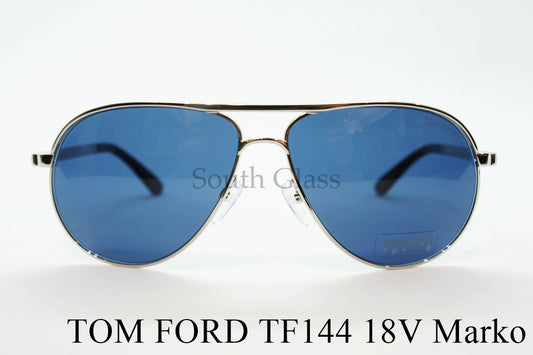 【007 ダニエル・クレイグ着用】TOM FORD サングラス TF144 18V Marko ティアドロップ  おしゃれ アジアンフィット トムフォード ジェームズ・ボンド スカイフォール 映画