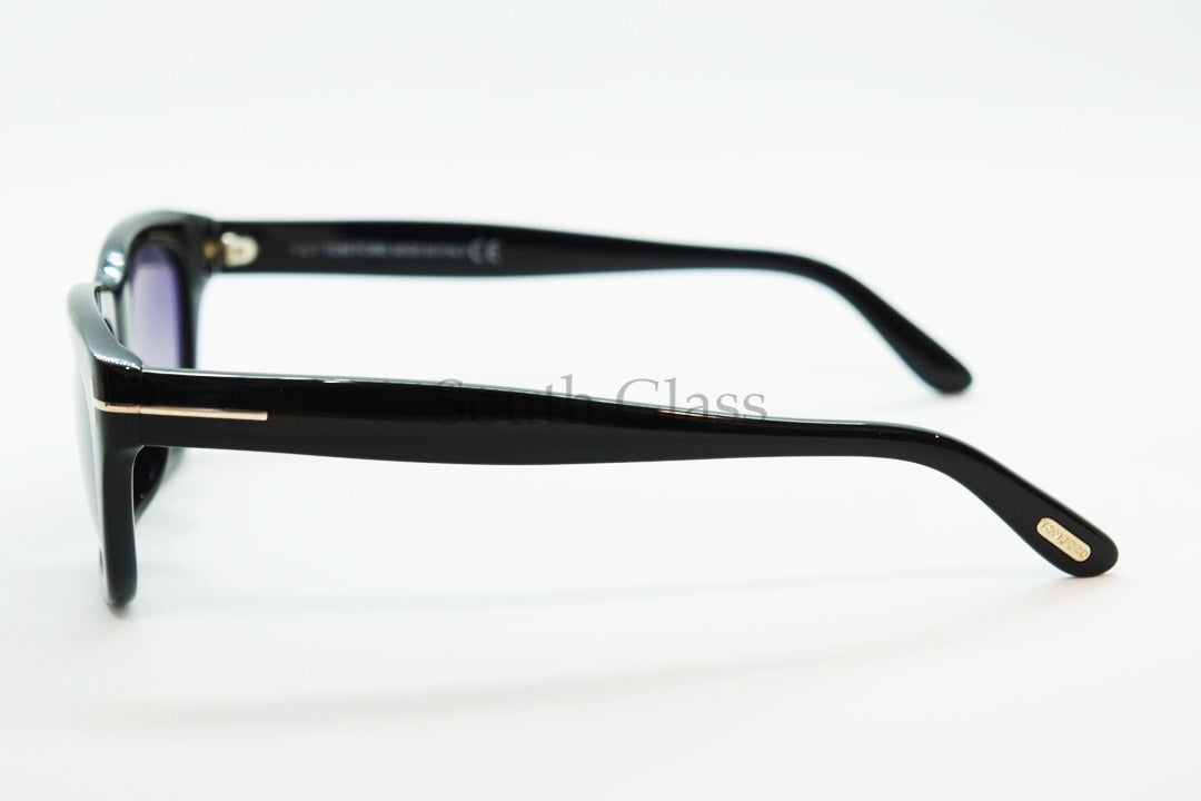 TOM FORD サングラス TF237-F 01B Snowdon ウェリントン フレーム メンズ レディース メガネ 眼鏡 おしゃれ アジアンフィット トムフォード 黒