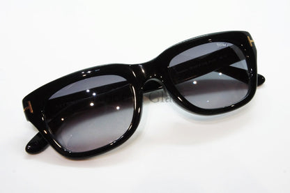 TOM FORD サングラス TF237-F 01B Snowdon ウェリントン フレーム メンズ レディース メガネ 眼鏡 おしゃれ アジアンフィット トムフォード 黒