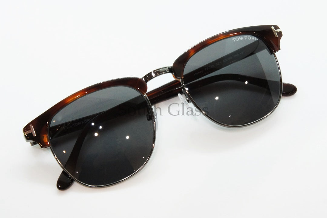 【007 ダニエル・クレイグ着用】TOM FORD サングラス TF248 52A Henry サーモント ブロー おしゃれ アジアンフィット イタリア トムフォード Spectre スペクター ジェームズ・ボンド 映画