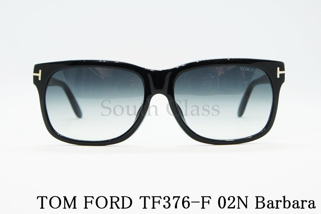 TOM FORD サングラス TF376-F 02N Barbara スクエア ウェリントン メンズ レディース 眼鏡 おしゃれ アジアンフィット トムフォード