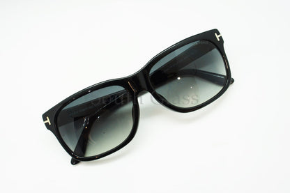 TOM FORD サングラス TF376-F 02N Barbara スクエア ウェリントン メンズ レディース 眼鏡 おしゃれ アジアンフィット トムフォード