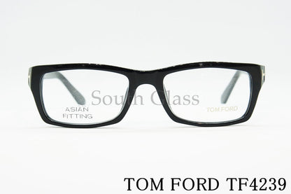 TOM FORD メガネ TF4239 001 スクエア アジアンフィット おしゃれ トムフォード