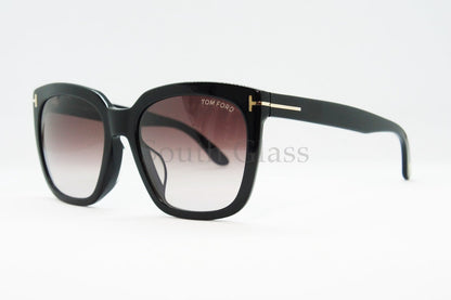 TOM FORD サングラス TF502-F 01T Amarra スクエア フレーム メンズ レディース メガネ おしゃれ アジアンフィット トムフォード