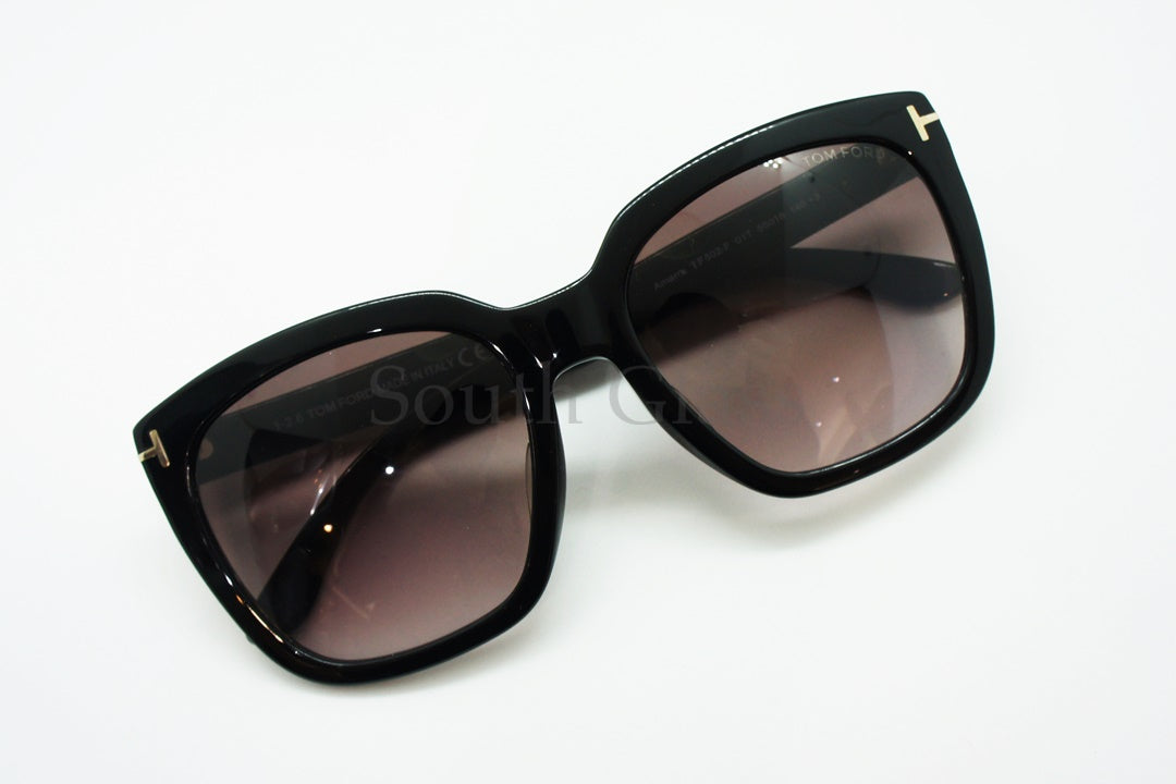 TOM FORD サングラス TF502-F 01T Amarra スクエア フレーム メンズ レディース メガネ おしゃれ アジアンフィット トムフォード