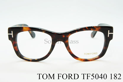 TOM FORD メガネ TF5040 ウェリントン芸能人 メンズ レディース おしゃれ べっ甲柄 イタリア 伊達 トムフォード