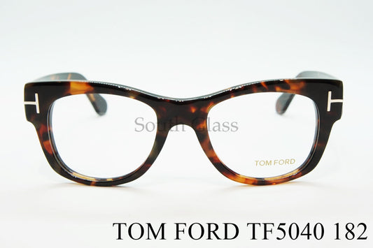 TOM FORD メガネ TF5040 ウェリントン芸能人 メンズ レディース おしゃれ べっ甲柄 イタリア 伊達 トムフォード