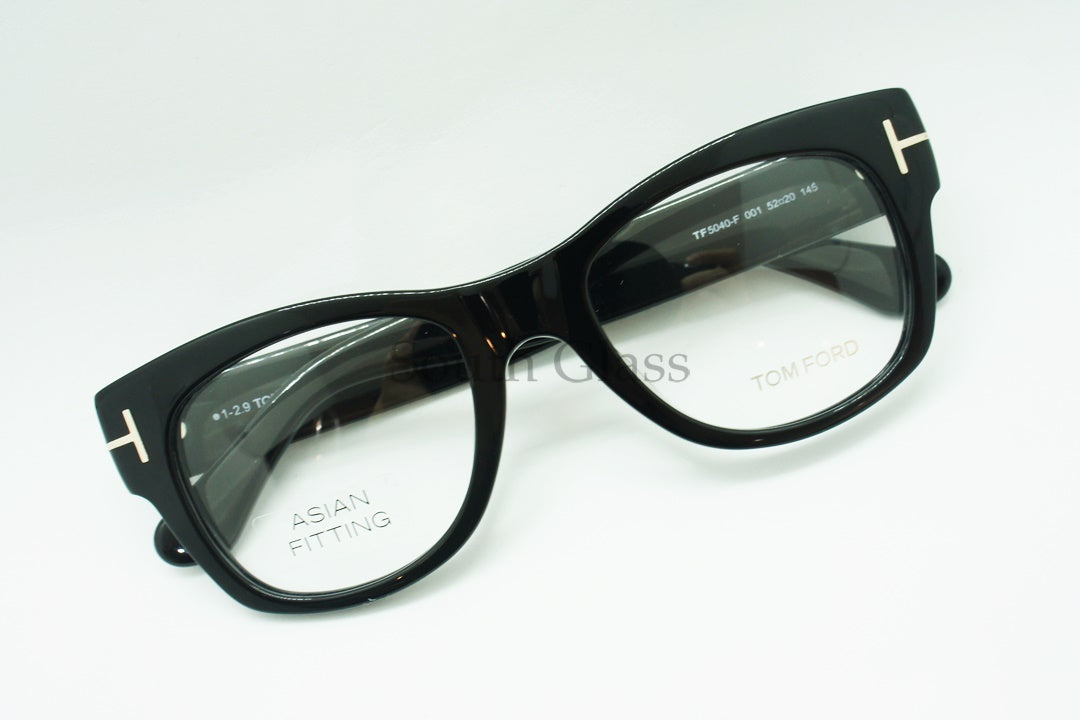 TOM FORD メガネ TF5040-F ウェリントン アジアンフィット メンズ レディース おしゃれ トムフォード 黒