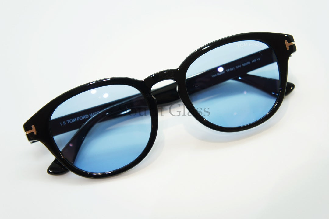 TOM FORD サングラス TF521 01V Von Bulow ボストン フレーム クラシカル 眼鏡 おしゃれ アジアンフィット トムフォード