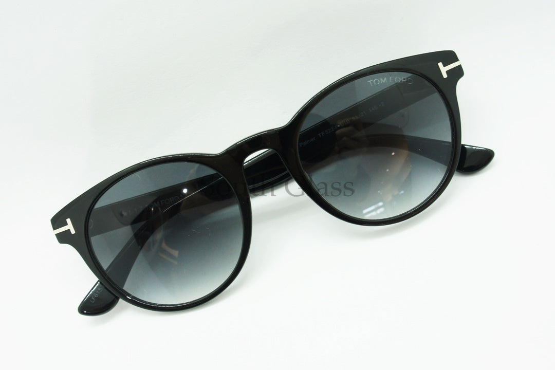 TOM FORD サングラス TF522-F 01B Paimer ボストン フレーム メンズ レディース メガネ おしゃれ アジアンフィット トムフォード 黒