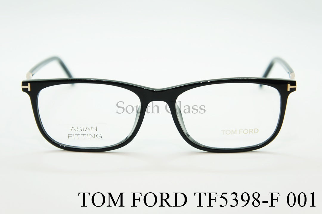 TOM FORD メガネ TF5398-F 001 スクエアアジアンフィット メンズ レディース おしゃれ トムフォード