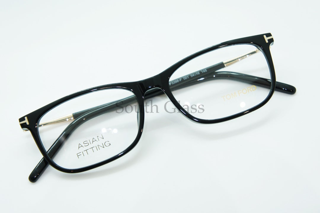 TOM FORD メガネ TF5398-F 001 スクエアアジアンフィット メンズ レディース おしゃれ トムフォード