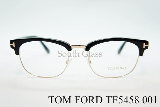 TOM FORD メガネ TF5458 001 サーモント ブロー メタル クラシック 黒 メンズ レディース おしゃれ アジアンフィット トムフォード