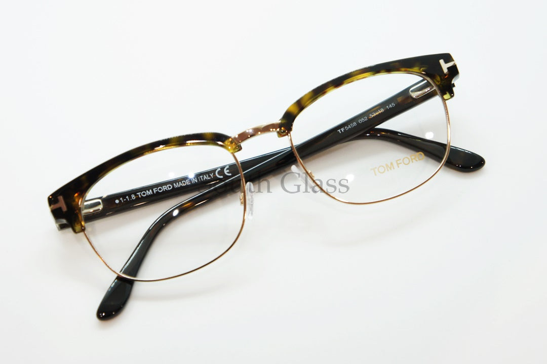 TOM FORD メガネ TF5458 052 サーモント ブロー メタル クラシック メンズ レディース 眼鏡 おしゃれ アジアンフィット トムフォード