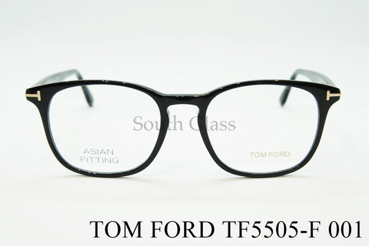 TOM FORD メガネ TF5505-F 001 ウェリントン メンズ レディース おしゃれ アジアンフィット トムフォード
