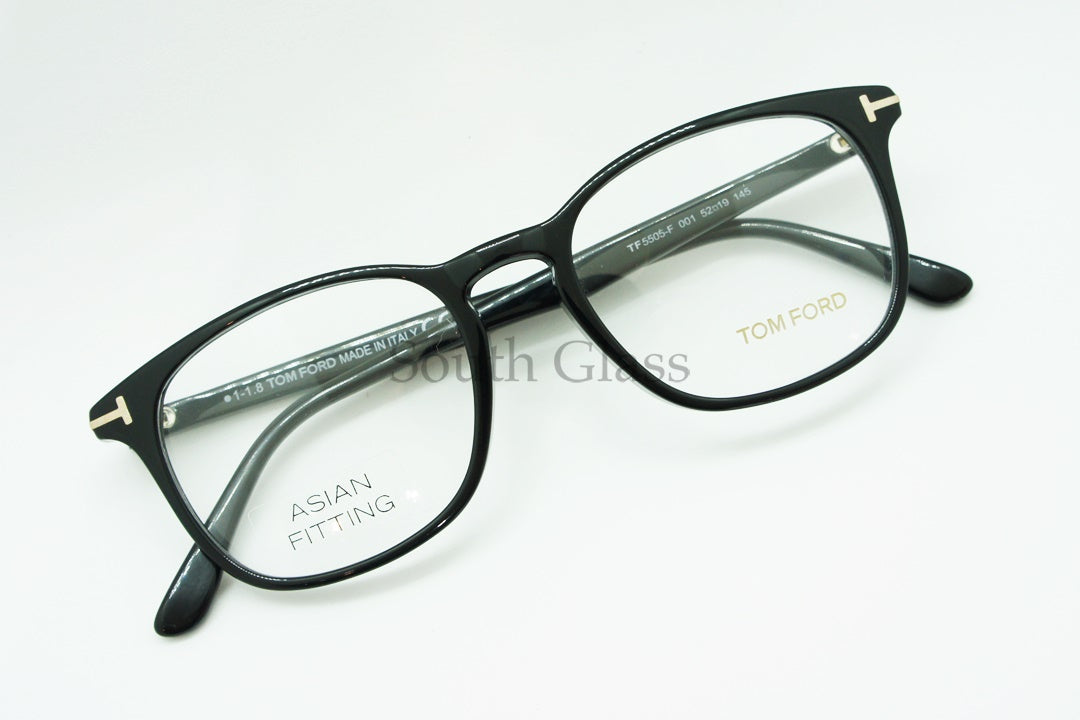 TOM FORD メガネ TF5505-F 001 ウェリントン メンズ レディース おしゃれ アジアンフィット トムフォード