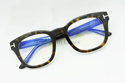 TOM FORD ブルーライトカット メガネ TF5542-B 052 ウェリントン PC用 メンズ レディース おしゃれ ハバナ トムフォード