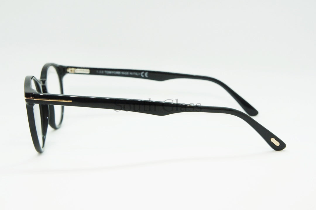 TOM FORD ブルーライトカット メガネ TF5557-B 001 ボストン メンズ レディース おしゃれ ブラック トムフォード