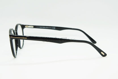 TOM FORD ブルーライトカット メガネ TF5557-B 001 ボストン メンズ レディース おしゃれ ブラック トムフォード
