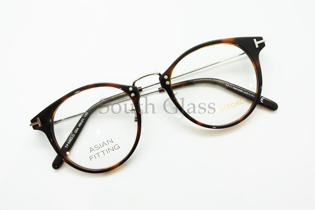 TOM FORD メガネ TF5563-D 054 ボストン コンビネーション メンズ レディース おしゃれ アジアンフィット イタリア トムフォード