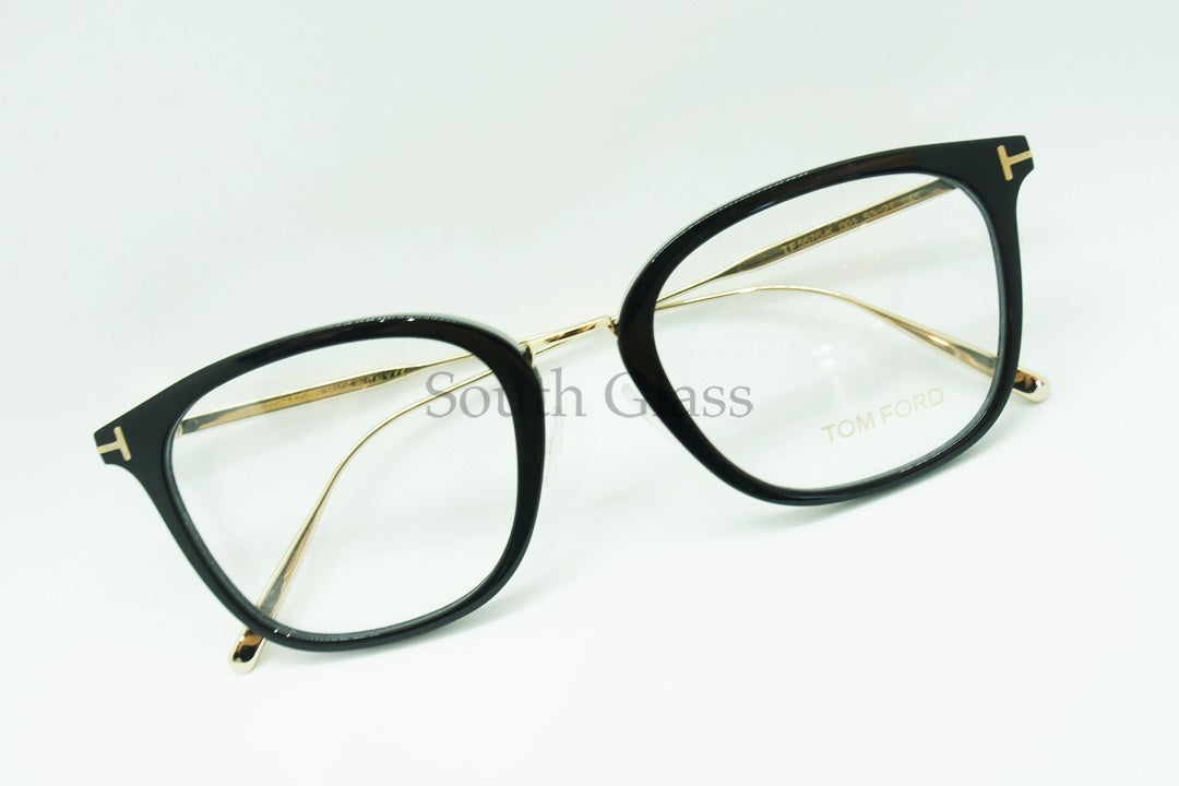 TOM FORD メガネ TF5570-K 001 ウェリントン コンビネーション メンズ レディース おしゃれ アジアンフィット トムフォード