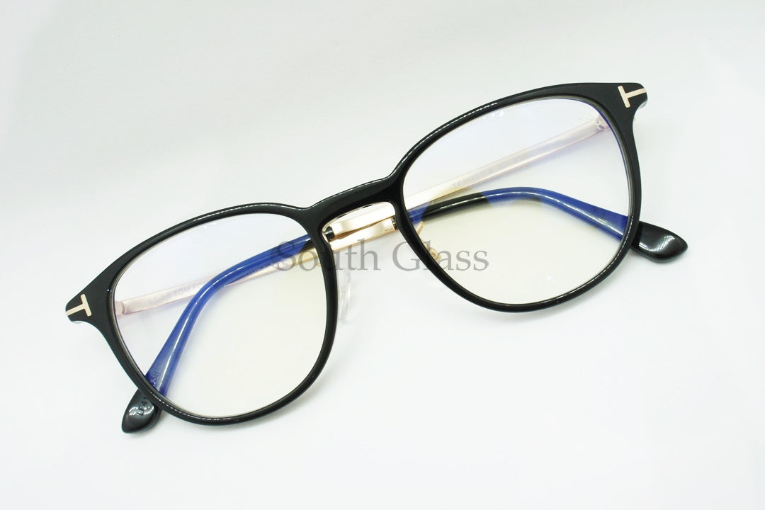 TOM FORD ブルーライトカット メガネ TF5593-D-B 001 ボスリントン ウェリントン ボストン おしゃれ アジアンフィット トムフォード