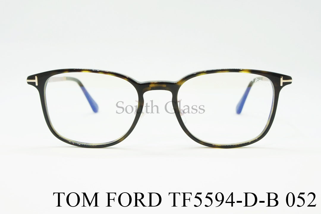 TOM FORD ブルーライトカット メガネ TF5594-D-B 052 ウェリントン  メンズ レディース アジアンフィット おしゃれ トムフォード