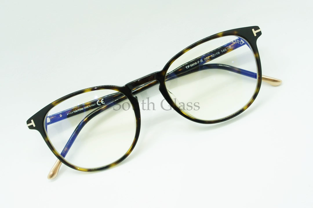 TOM FORD ブルーライトカット メガネ TF5608-F-B 001 ボスリントン ウェリントン ボストン メンズ レディース おしゃれ アジアンフィット トムフォード