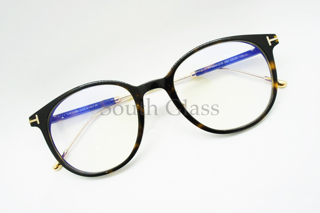 TOM FORD ブルーライトカット メガネ TF5644-D-B 052 ボスリントン ウェリントン ボストン メンズ レディース アジアンフィット おしゃれ トムフォード